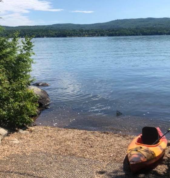 Kayak at Boat Ramp