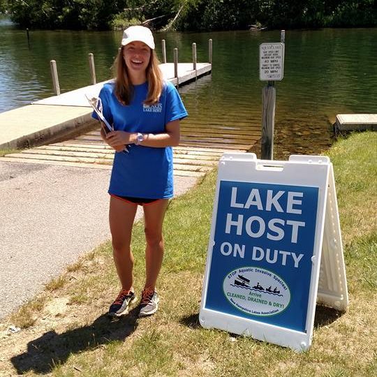 NH LAKES Lake Host on Duty